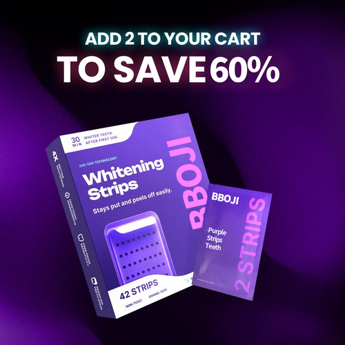 Purple Teeth Whitening Strips | Fast, Gentle & Peroxide-Free Whitening