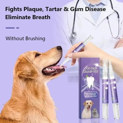 Fresh Breath & Healthier Gums for Your Pet,Vet-Inspired Oral Care Gel