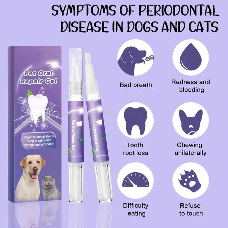 Fresh Breath & Healthier Gums for Your Pet,Vet-Inspired Oral Care Gel