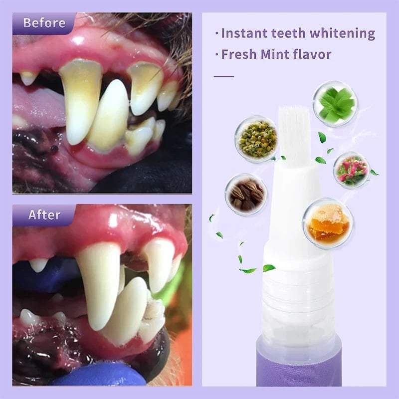 Fresh Breath & Healthier Gums for Your Pet,Vet-Inspired Oral Care Gel