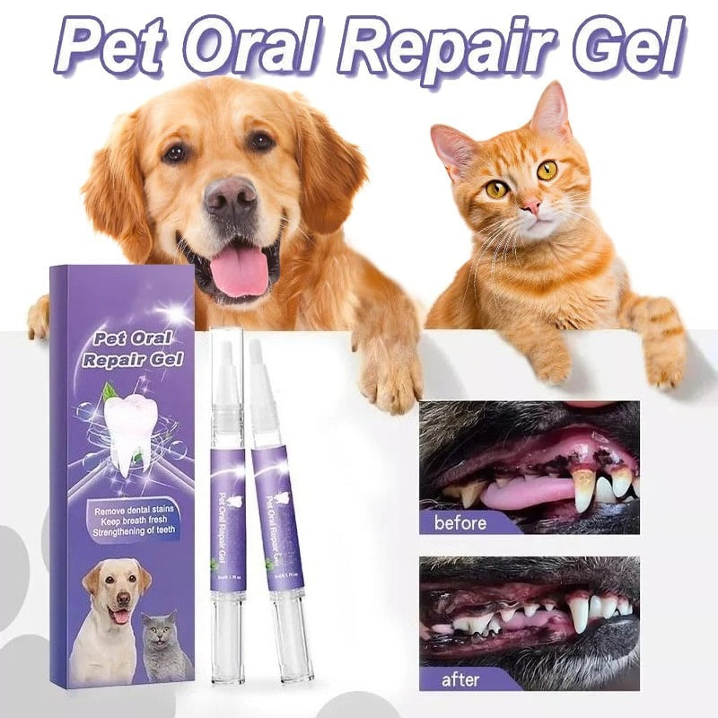 Fresh Breath & Healthier Gums for Your Pet,Vet-Inspired Oral Care Gel